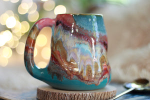 08-C 'FLOW' Variation Textured Divot Mug, 16 oz.