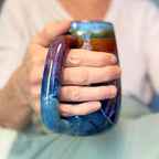 09-C Midnight Rainbow Slender Mug, 24 oz.