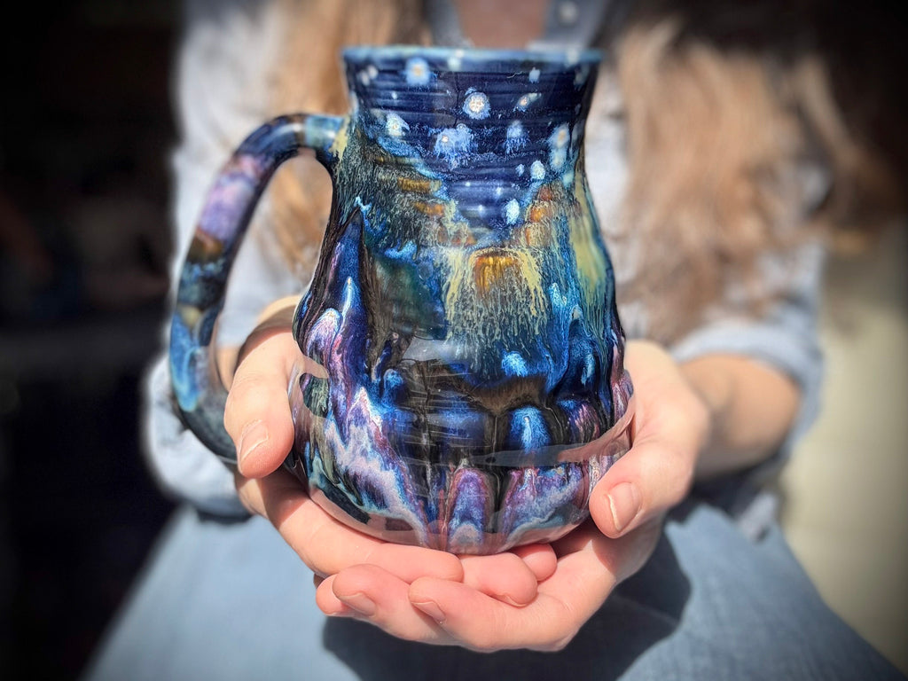 10-D EXPERIMENT Barely Flared Textured Mug, 24 oz.