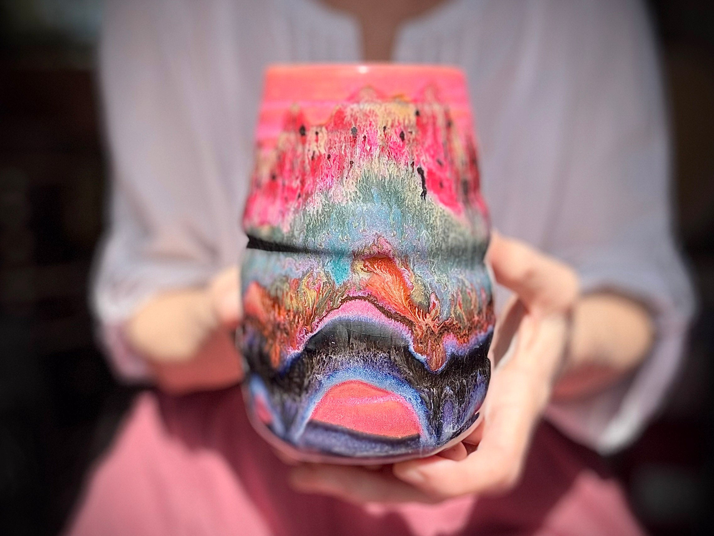 10-C Strawberry Hills Swirly Mug - MINOR MISFIT, 24 oz. - 10% off
