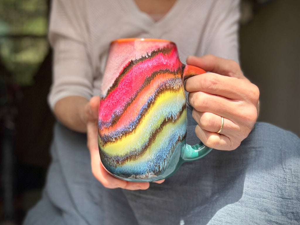11-B Rainbow Family Mug - TOP SHELF, 22 oz.