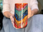 11-C Rainbow Strata Textured Stein Mug, 21 oz.