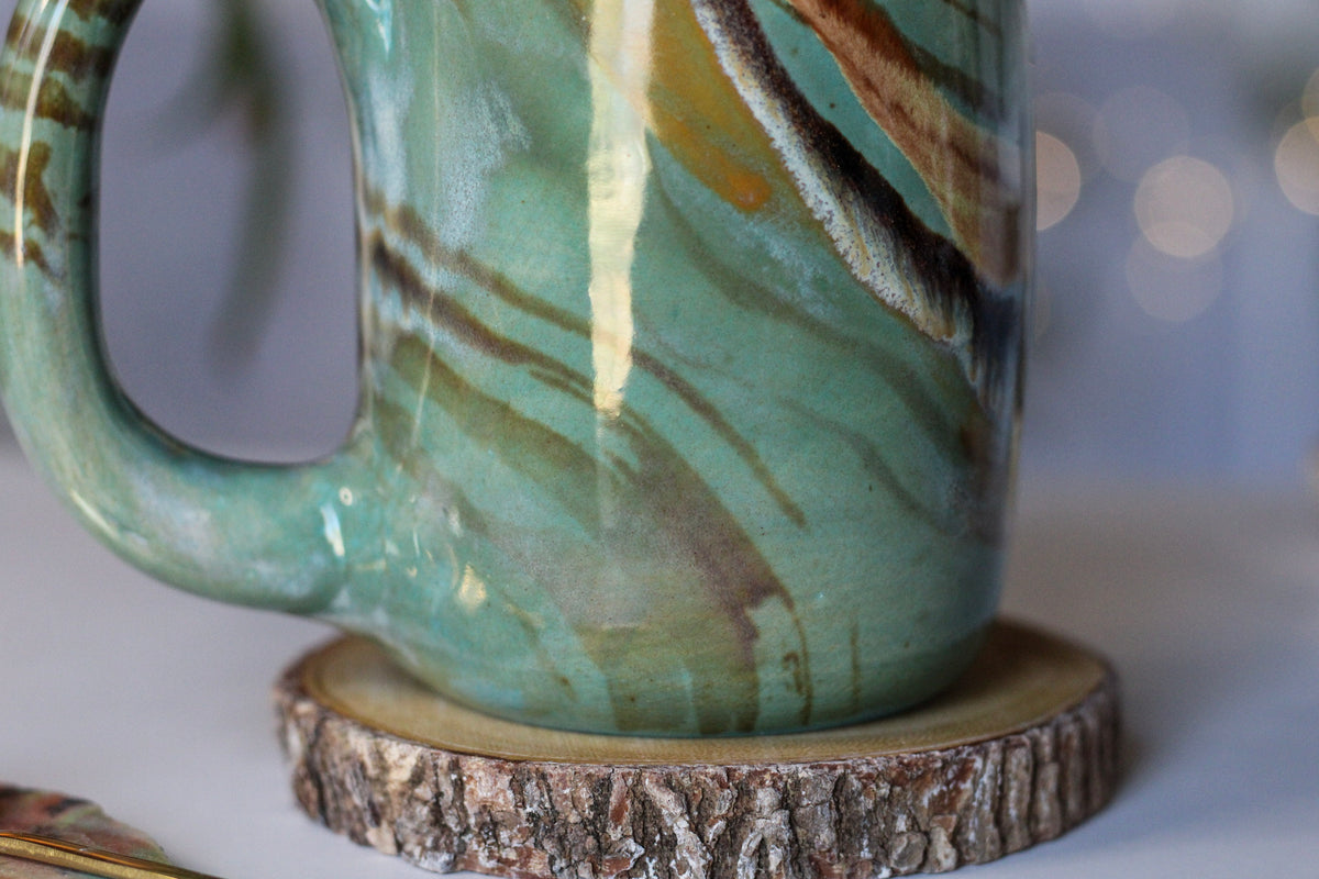 09-F Soft Earth EXPERIMENT Mug, 18 oz.