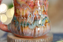 Load image into Gallery viewer, 08-C Coral Mountain Notched Barely Flared Textured Divot Mug, 16 oz.