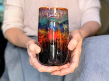 Load image into Gallery viewer, 11-C Rainbow Strata Textured Stein Mug, 21 oz.