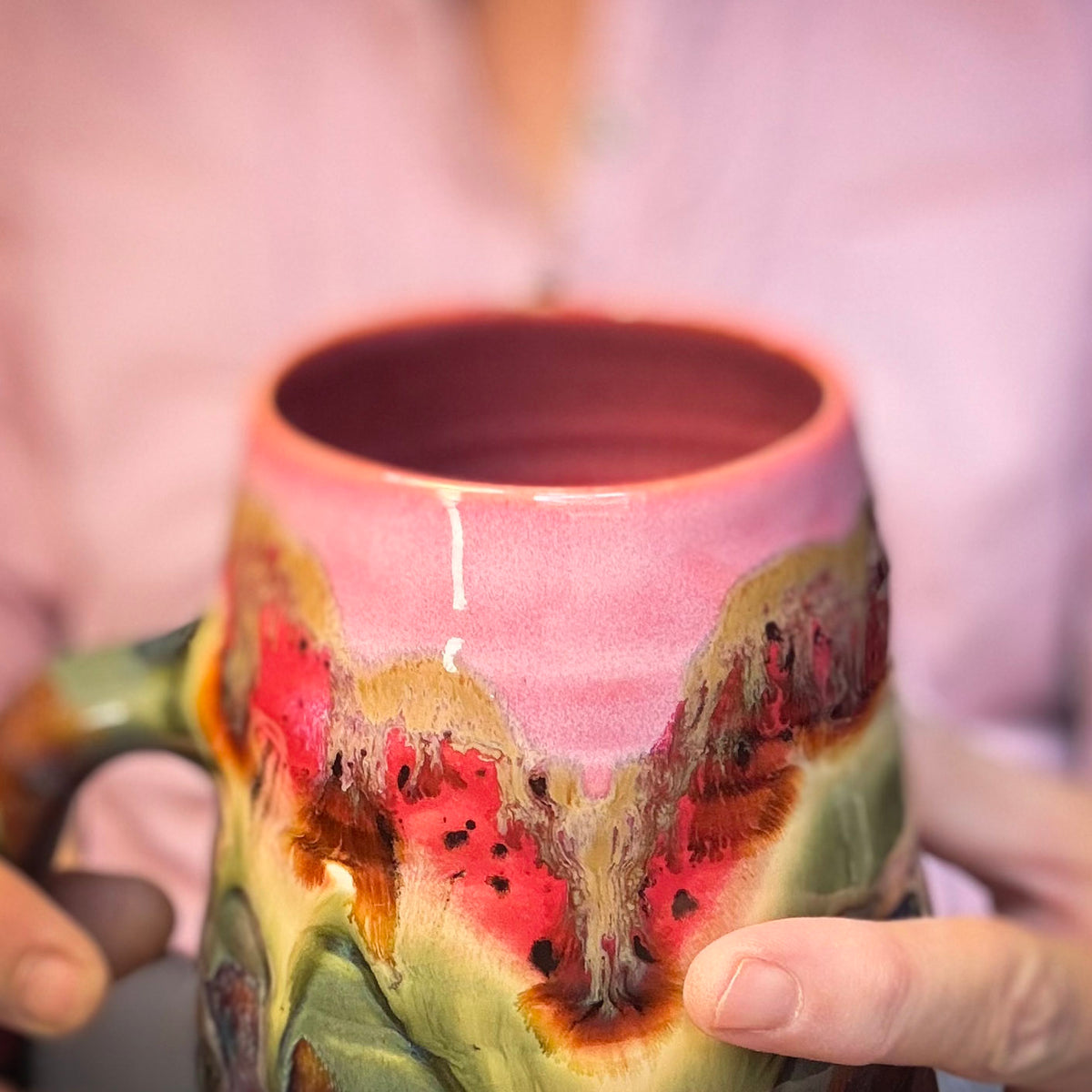 01-A New Earth Swirly Mug, 30 oz.