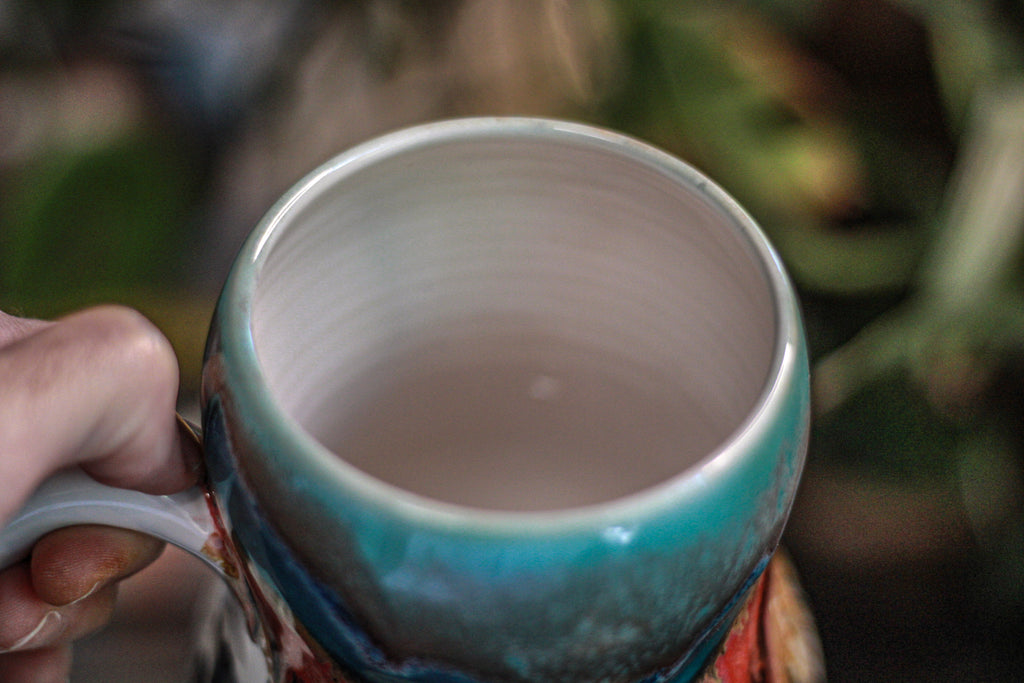 01-B Desert Rainbow Gourd Mug - TOP SHELF, 20 oz.