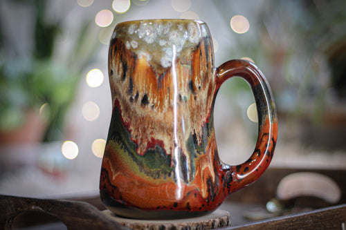 02-A Desert Oasis Variation Gourd Mug - TOP SHELF, 26 oz.