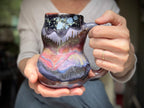 02-B Purple Mountain Majesty Curvy Mug - TOP SHELF MISFIT, 21 oz.