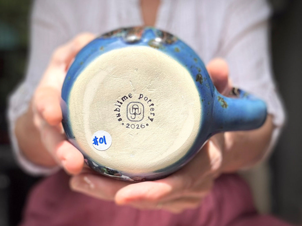 01-A+ Starry Night Swirly Mug - TOP SHELF NEXT LEVEL, 28 oz.