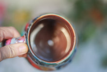 Load image into Gallery viewer, 01-C &#39;FLOW&#39; Barely Flared Textured Divot Mug - TOP SHELF, 22 oz. (This listing is for one mug)