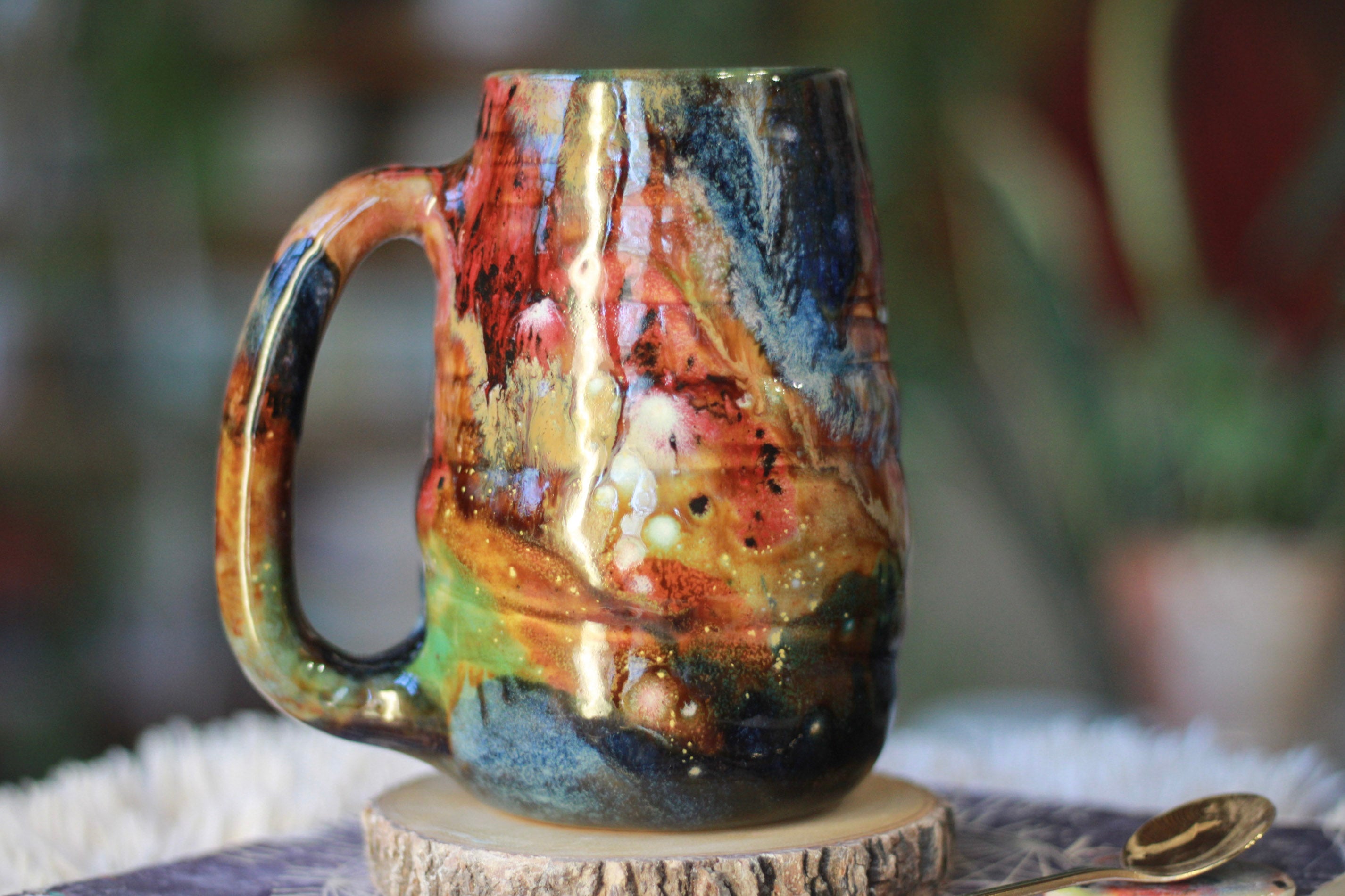 02-C Whimsy Textured Mug - TOP SHELF, 21 oz.
