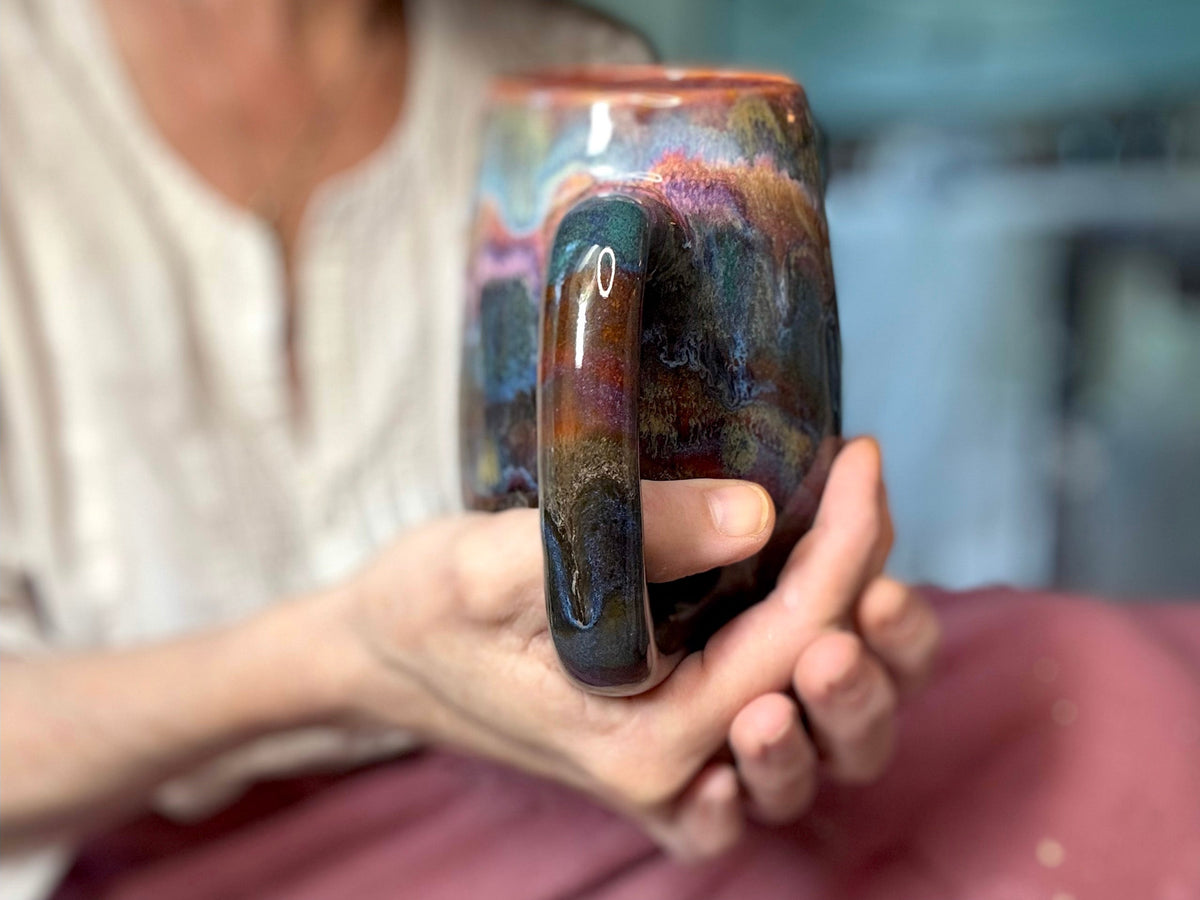 03-D 'FLOW'  PROTOTYPE  Mug - TOP SHELF, 20 oz.