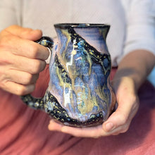 Load image into Gallery viewer, 11-D Cosmic Amethyst Grotto Cuddle Mug, 22 oz.