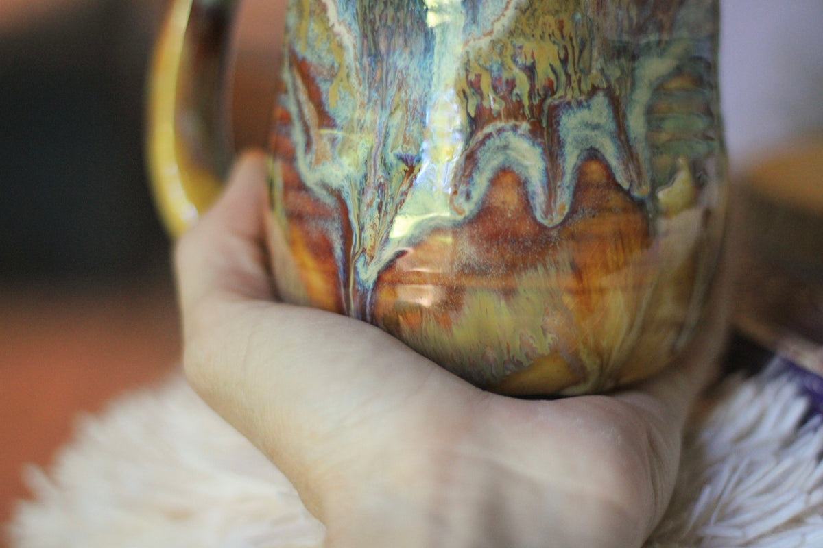 08-C Mountain PROTOTYPE Textured Divot Mug, 22 oz.