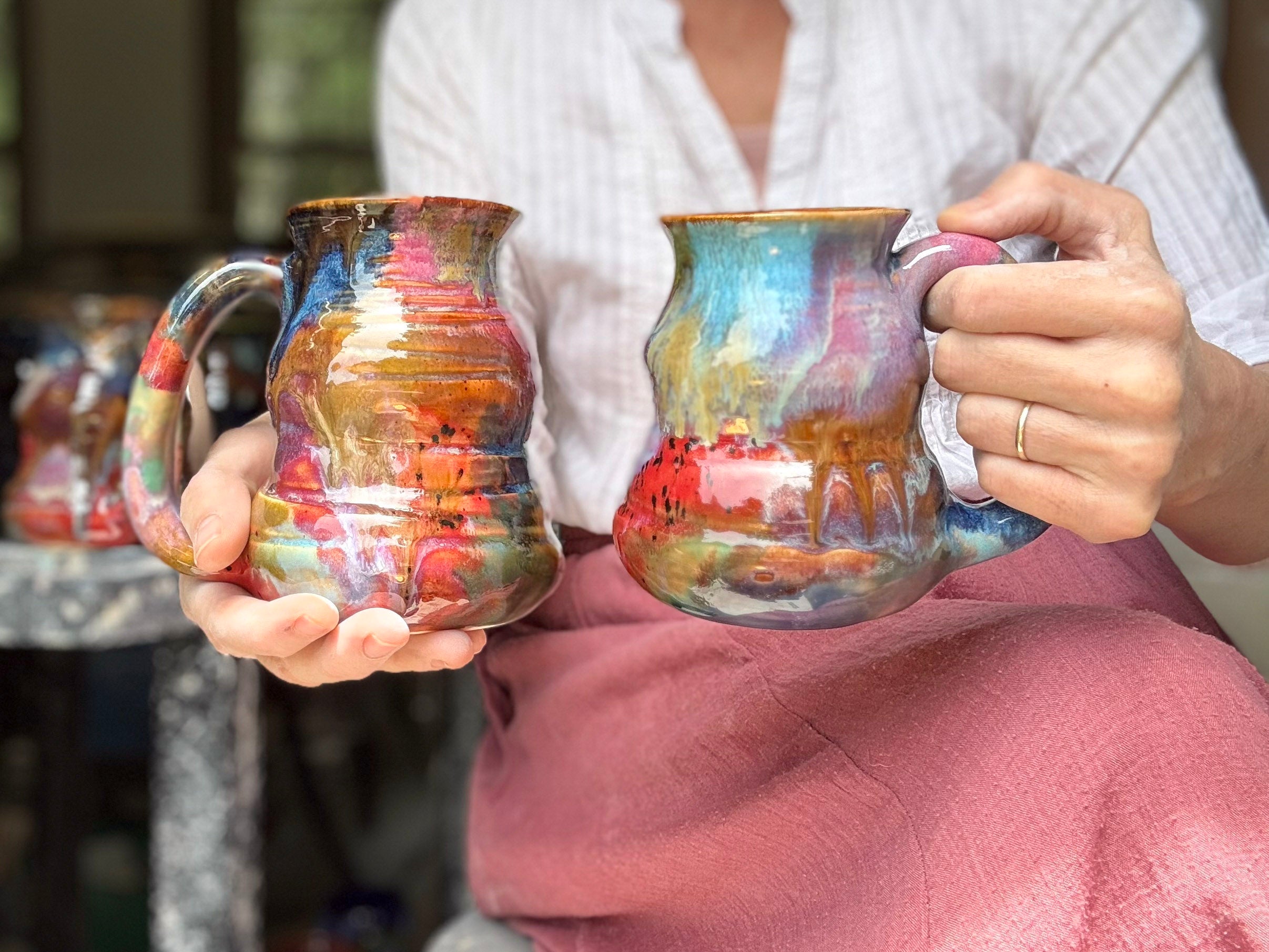 11-F Whimsy Cuddle Mug, 17-18 oz (This listing is for one mug)