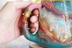 08-D 'FLOW' Variation Textured Divot Mug, 16 oz.