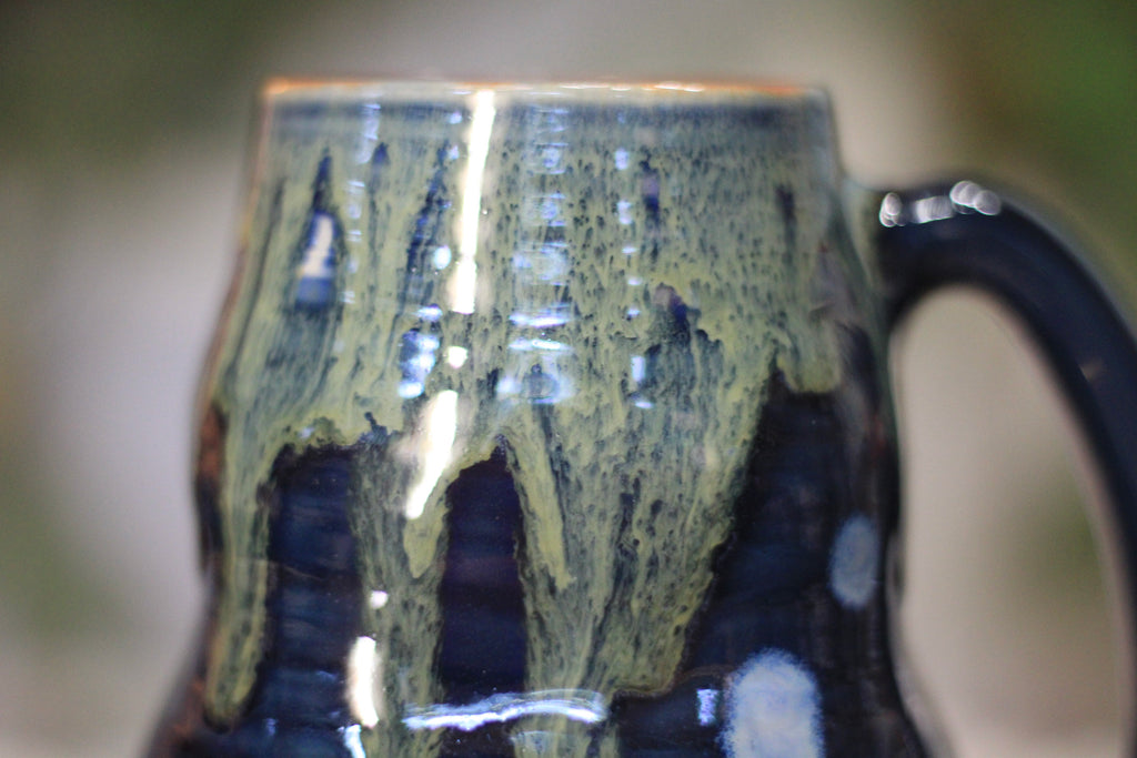 07-E  Blue PROTOTYPE Textured Divot Mug - MISFIT, 19 oz. - 15% off