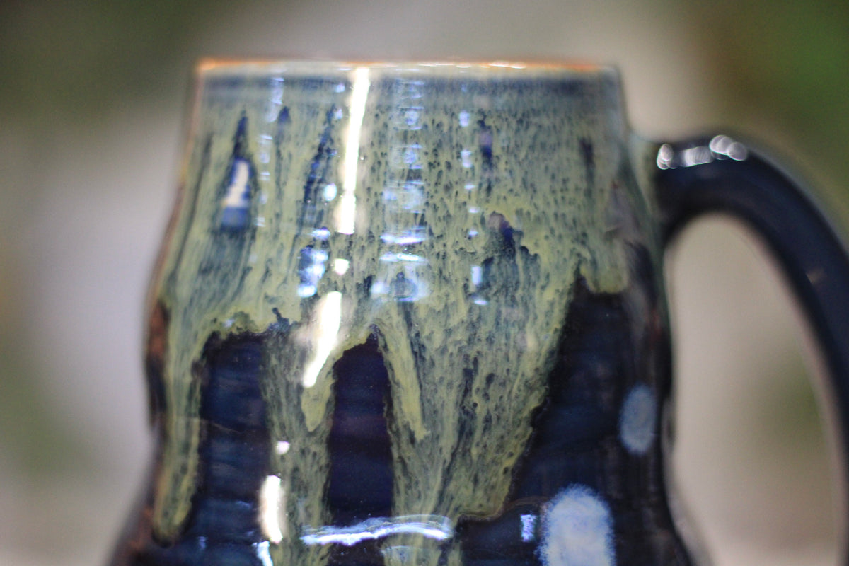 07-E  Blue PROTOTYPE Textured Divot Mug - MISFIT, 19 oz. - 15% off