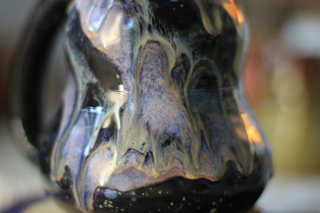 02-C Cosmic Amethyst Grotto Barely Flared Curvy Mug - TOP SHELF, 18 oz.