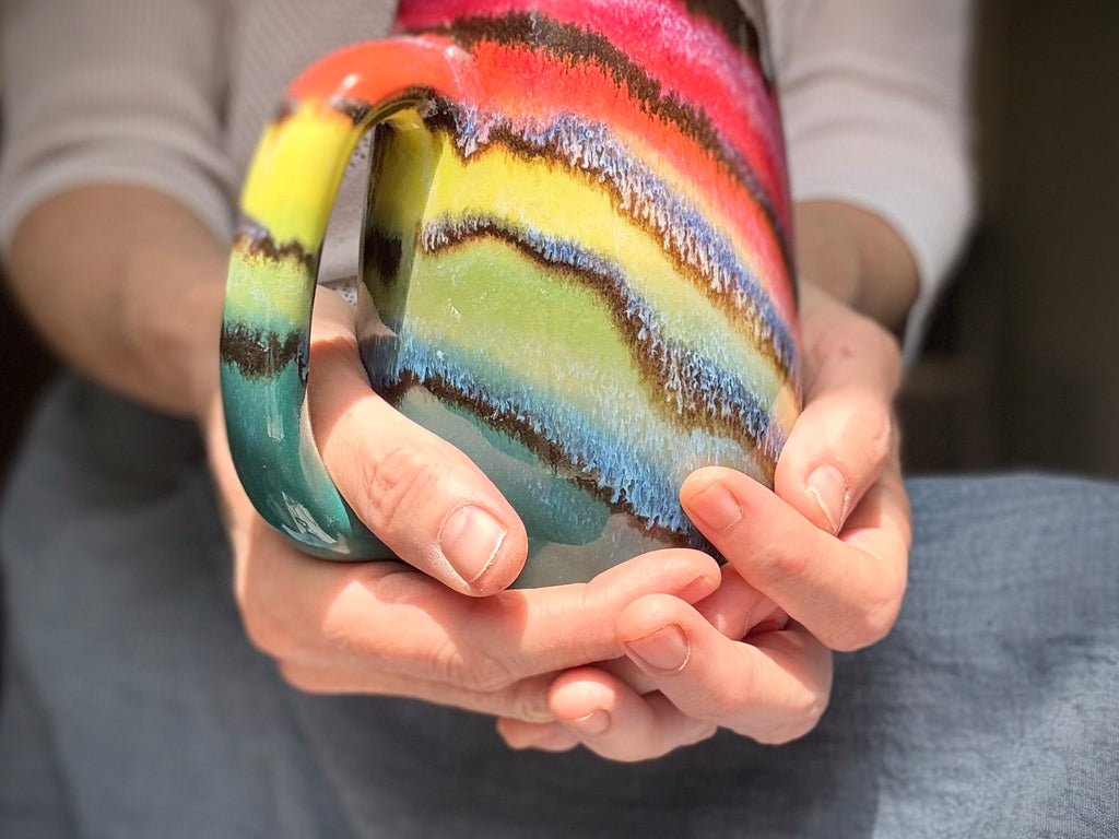 11-B Rainbow Family Mug - TOP SHELF, 22 oz.
