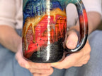 11-C Rainbow Strata Textured Stein Mug, 21 oz.