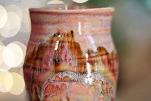 Load image into Gallery viewer, 08-C Coral Mountain Notched Barely Flared Textured Divot Mug, 16 oz.