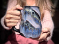 12-D Cosmic Amethyst Grotto Curvy Mug, 24 oz.