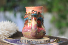 Load image into Gallery viewer, 08-C Santa Fe Sunrise Barely Flared Textured Divot 'Cuddle' Mug, 16 oz.