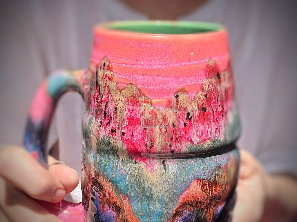 10-C Strawberry Hills Swirly Mug - MINOR MISFIT, 24 oz. - 10% off