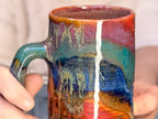 11-C Rainbow Strata Textured Stein Mug, 21 oz.