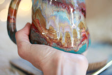 Load image into Gallery viewer, 08-C &#39;FLOW&#39; Variation Textured Divot Mug, 16 oz.