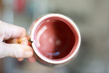 Load image into Gallery viewer, 08-C Coral Mountain Notched Barely Flared Textured Divot Mug, 16 oz.