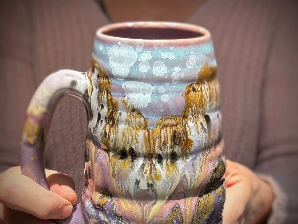 11-C Lavender Fields Mug, 22 oz.