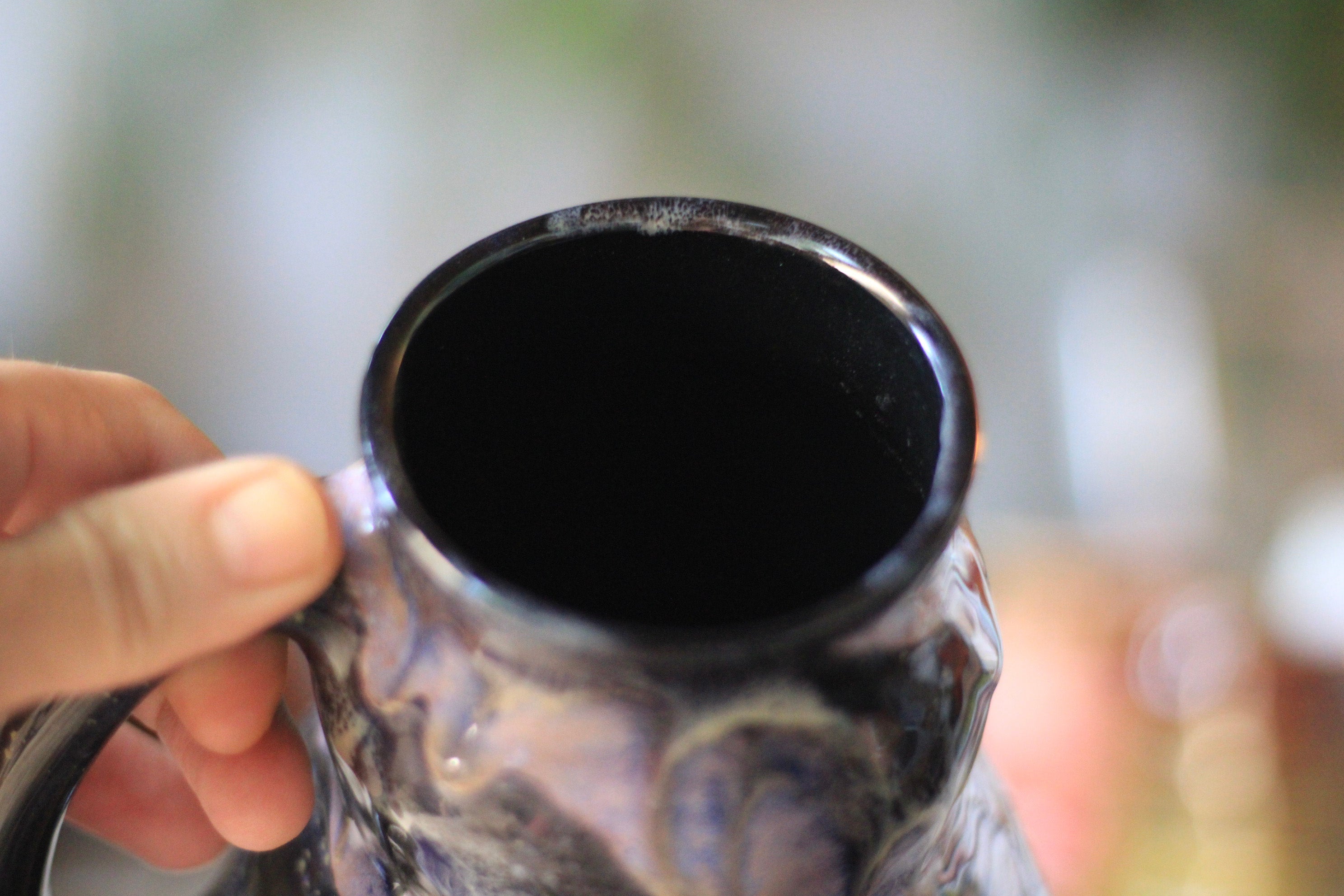 02-C Cosmic Amethyst Grotto Barely Flared Curvy Mug - TOP SHELF, 18 oz.