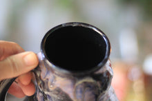 Load image into Gallery viewer, 02-C Cosmic Amethyst Grotto Barely Flared Curvy Mug - TOP SHELF, 18 oz.
