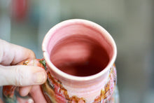 Load image into Gallery viewer, 08-C Coral Mountain Notched Barely Flared Textured Divot Mug, 16 oz.