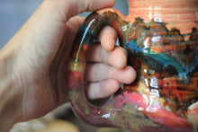 Load image into Gallery viewer, 08-C Santa Fe Sunrise Barely Flared Textured Divot 'Cuddle' Mug, 16 oz.