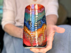 11-C Rainbow Strata Textured Stein Mug, 21 oz.