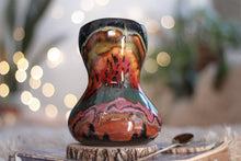 Load image into Gallery viewer, 05-A Green Mountain Midnight Gourd Vessel - TOP SHELF, 23 oz.