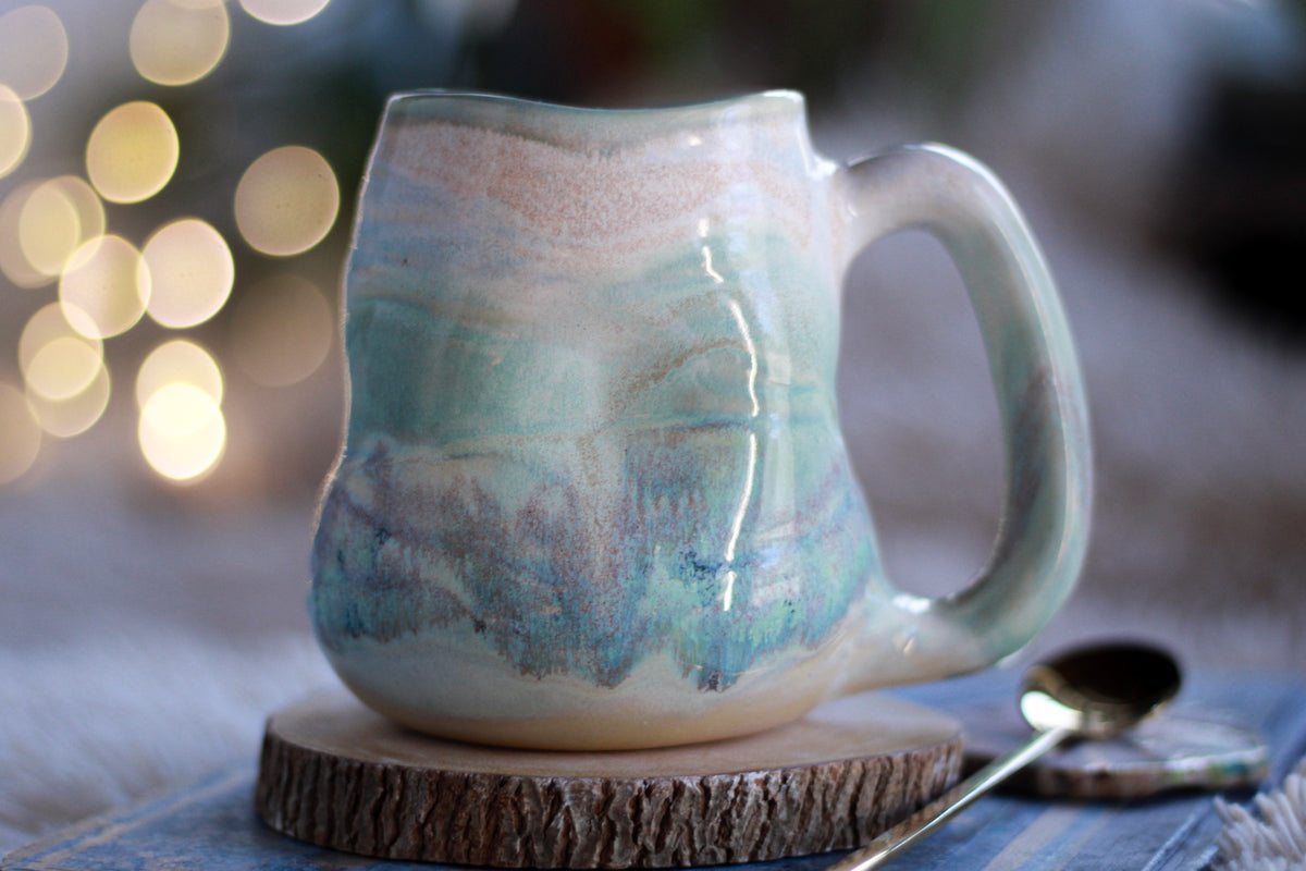 09-F Simply Sublime PROTOTYPE Textured Divot Mug, 14 oz.