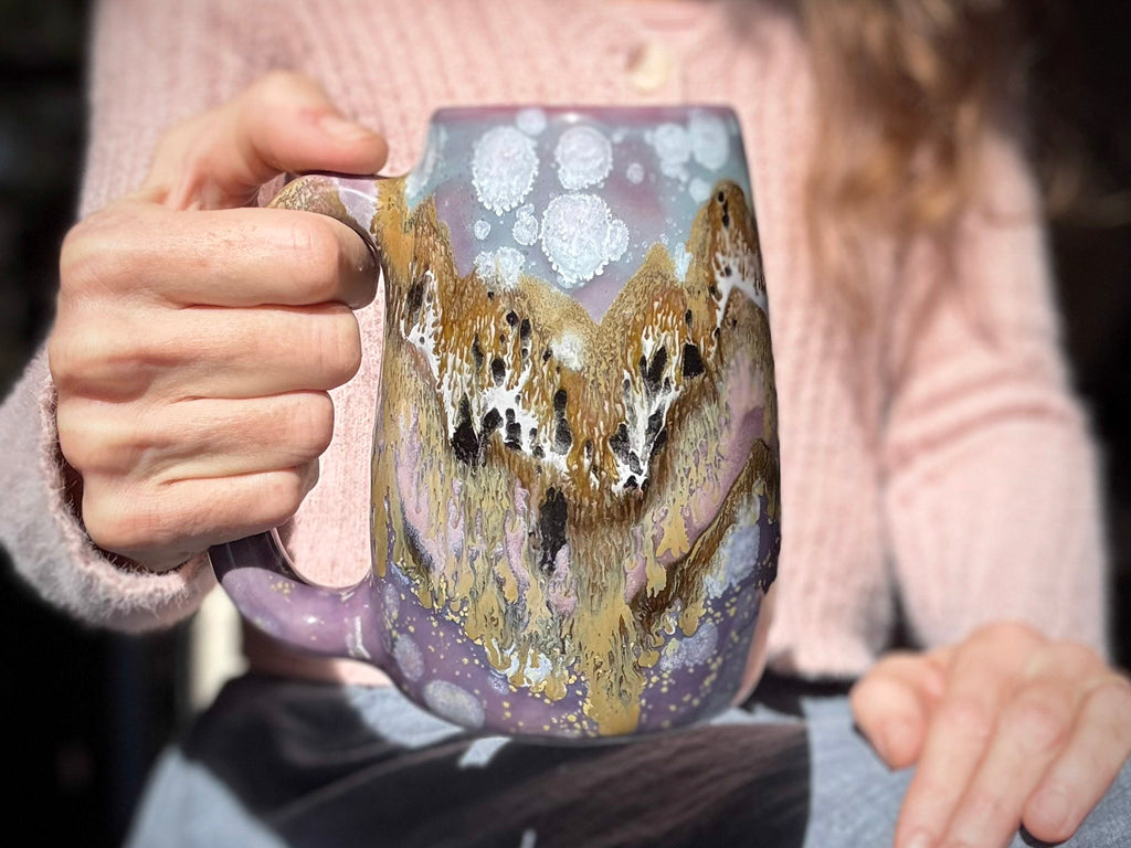 11-C Lavender Fields Mug, 21 oz.