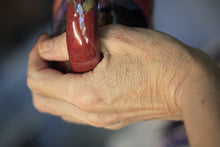 Load image into Gallery viewer, 09-D Red  PROTOTYPE Divot Mug, 17 oz.