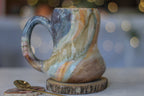 10-A Soft Earth Series PROTOTYPE Gourd Mug - TOP SHELF, 19 oz.