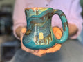 12-E Turquoise PROTOTYPE Curvy Mug, 17 oz.