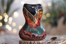 Load image into Gallery viewer, 05-A Green Mountain Midnight Gourd Vessel - TOP SHELF, 23 oz.