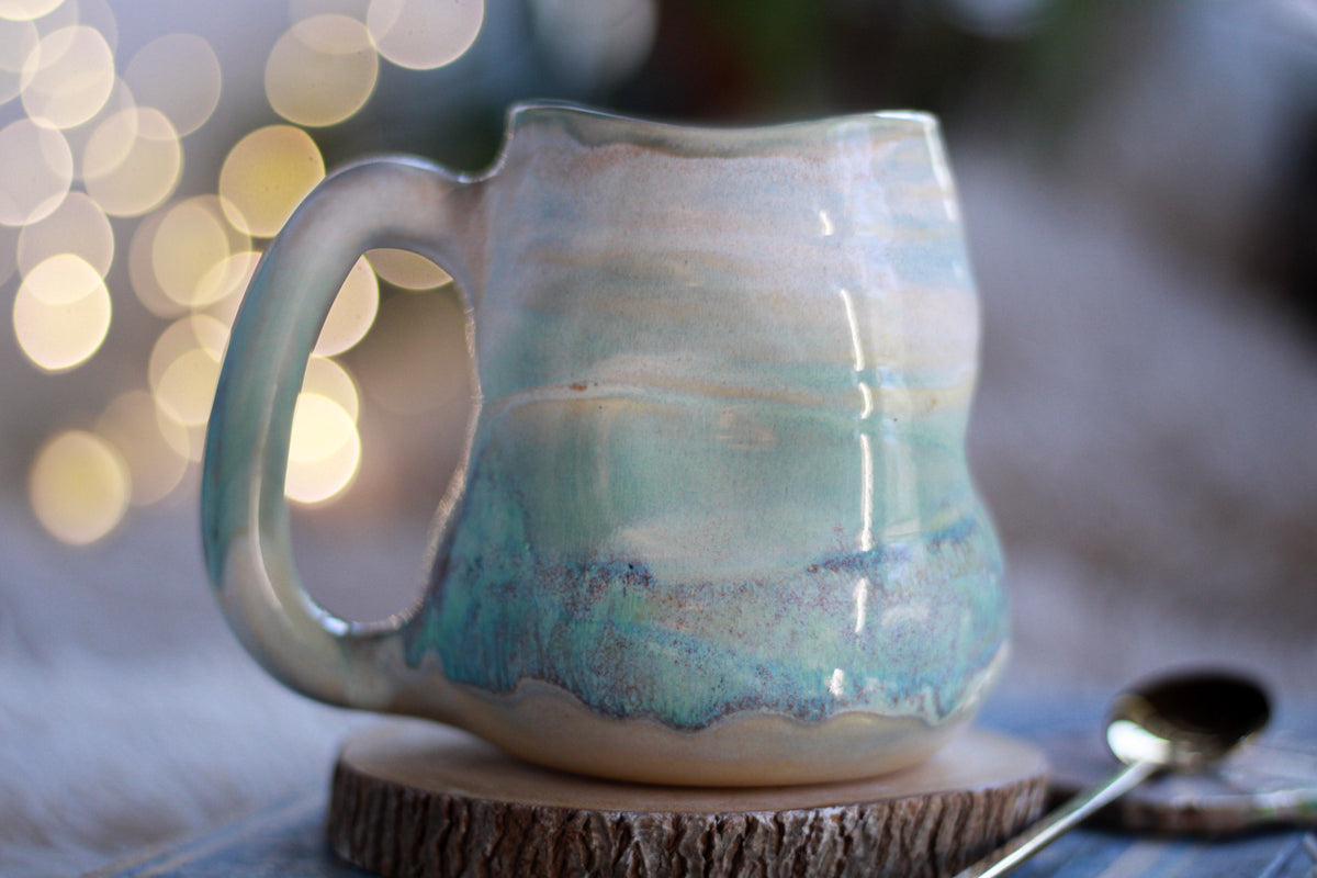 09-F Simply Sublime PROTOTYPE Textured Divot Mug, 14 oz.
