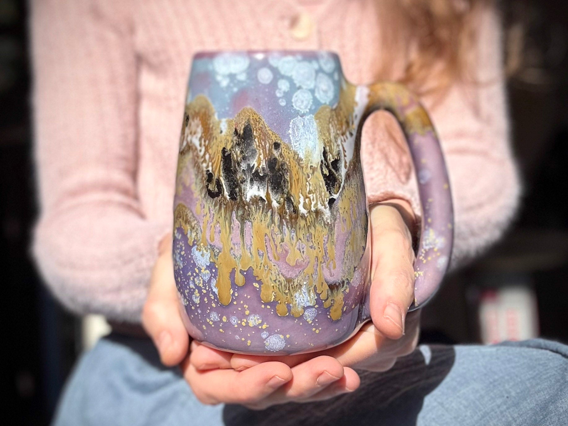 11-C Lavender Fields Mug, 21 oz.