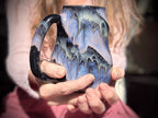 12-D Cosmic Amethyst Grotto Curvy Mug, 24 oz.