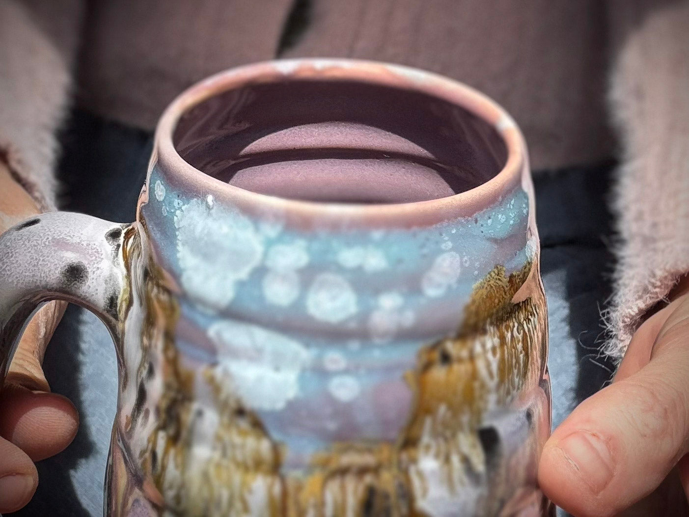 11-C Lavender Fields Mug, 22 oz.